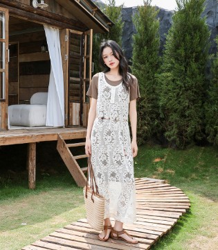 解构女装,26春款,连衣裙,蕾丝镂空两件套,招商,加盟