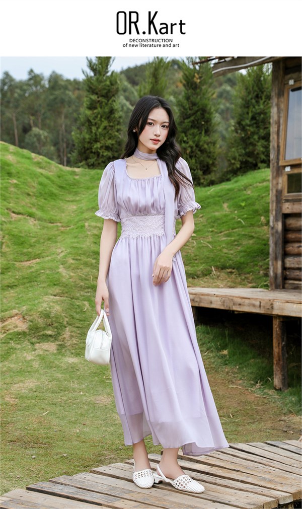 OR.Kart紫雾裙：穿在身上的法式暮光剧场