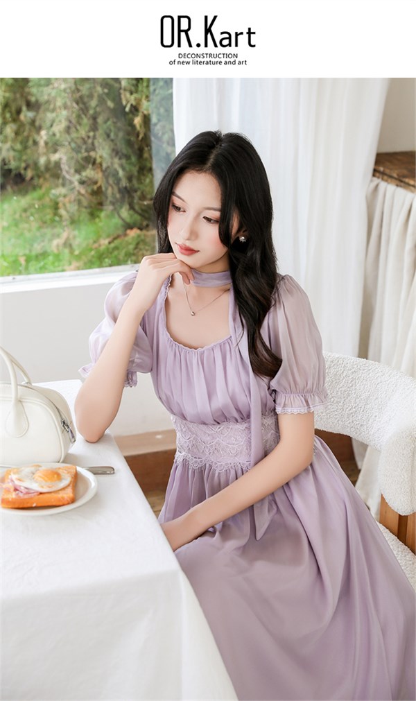 OR.Kart紫雾裙：穿在身上的法式暮光剧场