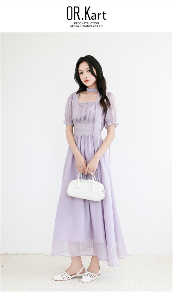 OR.Kart紫雾裙：穿在身上的法式暮光剧场