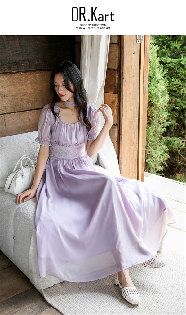 OR.Kart紫雾裙：穿在身上的法式暮光剧场