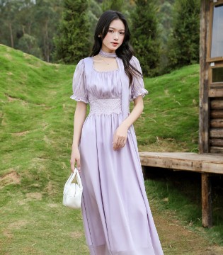 OR.Kart紫雾裙：穿在身上的法式暮光剧场