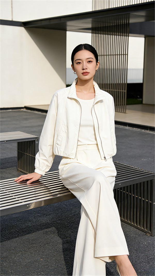 婕依妮 · 都市雅仕：以极简之姿，解锁通勤穿搭的优雅密码