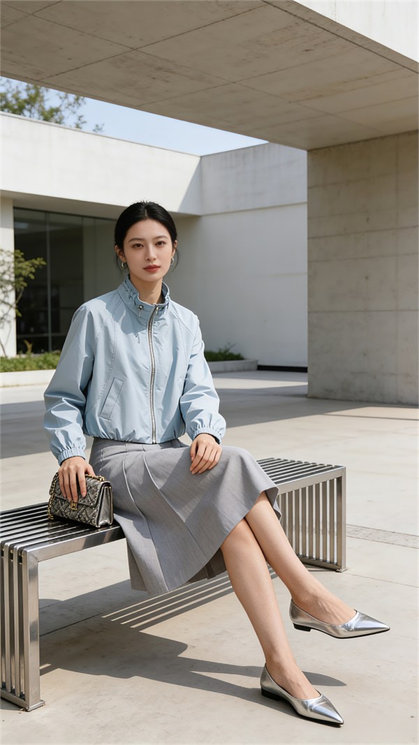 婕依妮 · 都市雅仕：以极简之姿，解锁通勤穿搭的优雅密码