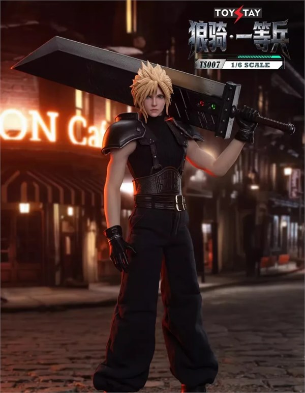 突然出现多款1/6最终幻想人偶？888元一个耶路撒冷朋克版、770元的克劳德和扎克斯