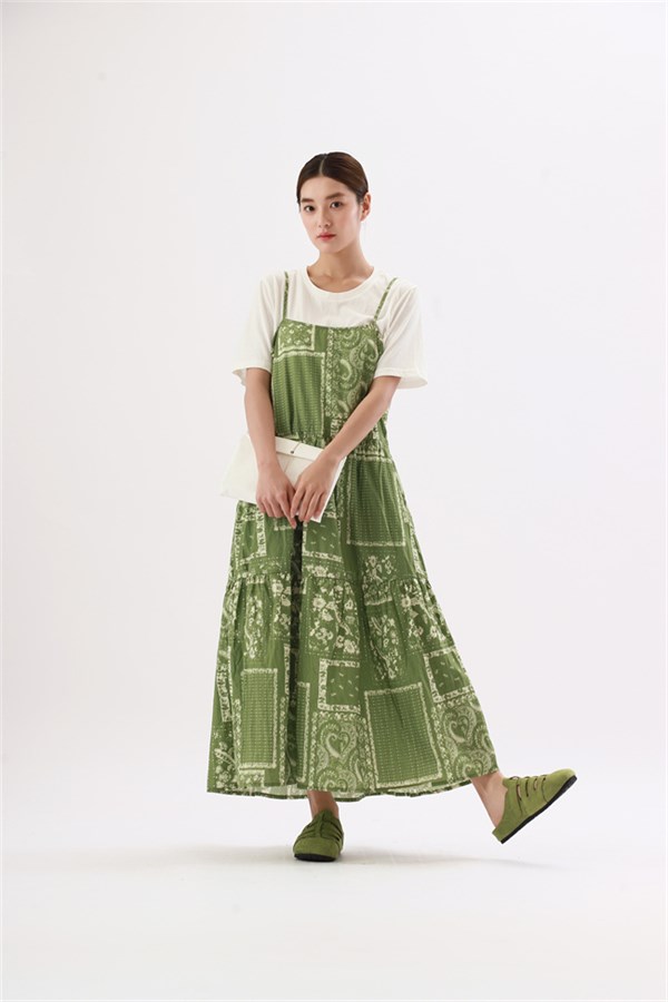 简与媄女装 | 清新文艺风亚麻套装 · 把春日绿意穿在身上