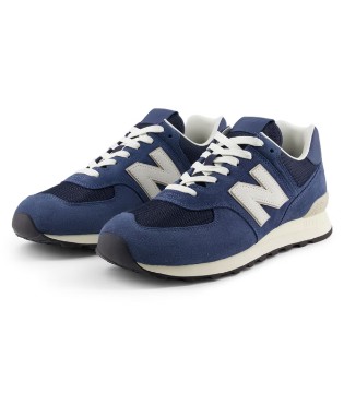 NEW BALANCE NB 574系列藏青色复古休闲鞋：经典与舒适的完美融合