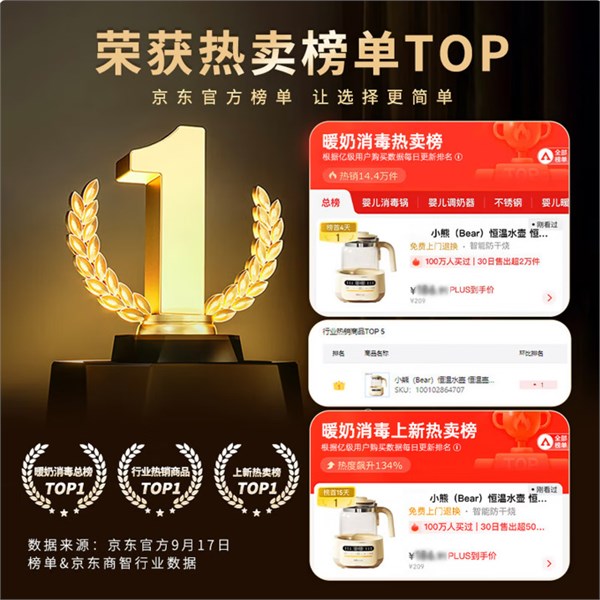 小熊（Bear）恒温水壶婴儿调奶器：贴心守护宝宝的每一口奶