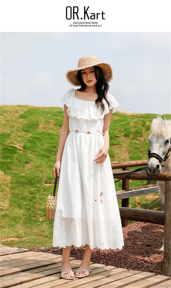 解构女装(OR.Kart)2026夏季度假白裙：以建筑美学重构海岛假日的浪漫诗行