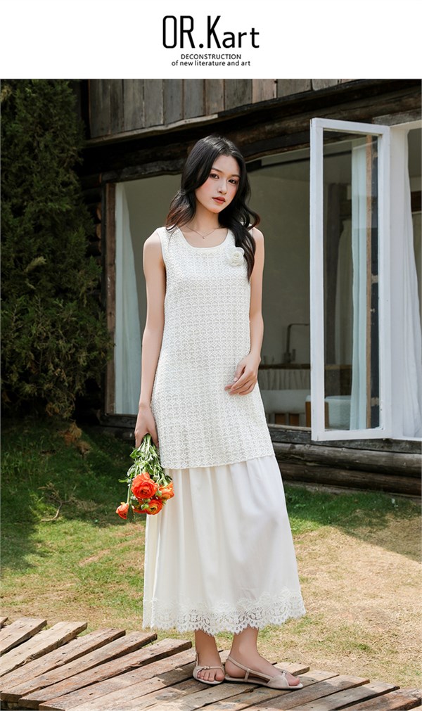 解构女装(OR.Kart)2026夏季度假白裙：以建筑美学重构海岛假日的浪漫诗行