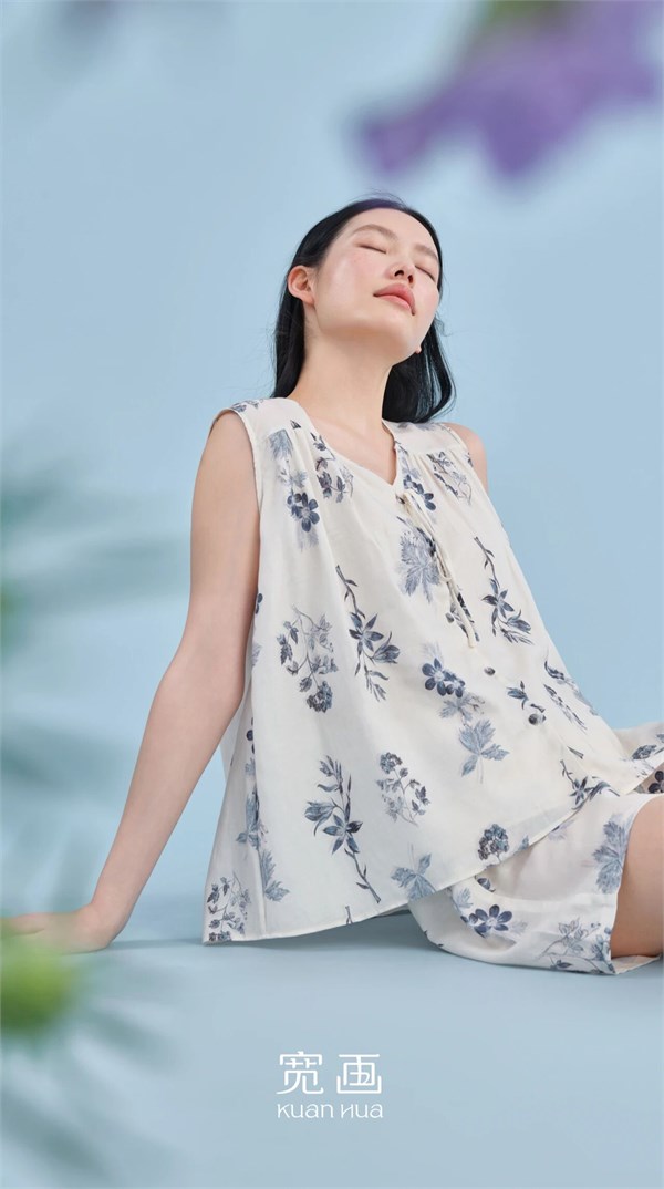 蓝雾花涧｜穿上它，心里就住进了一片夏日花园