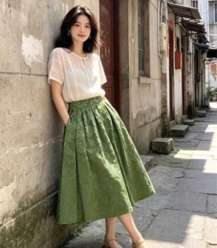 天美丽,半裙,时尚半裙,时尚穿搭,松弛穿搭