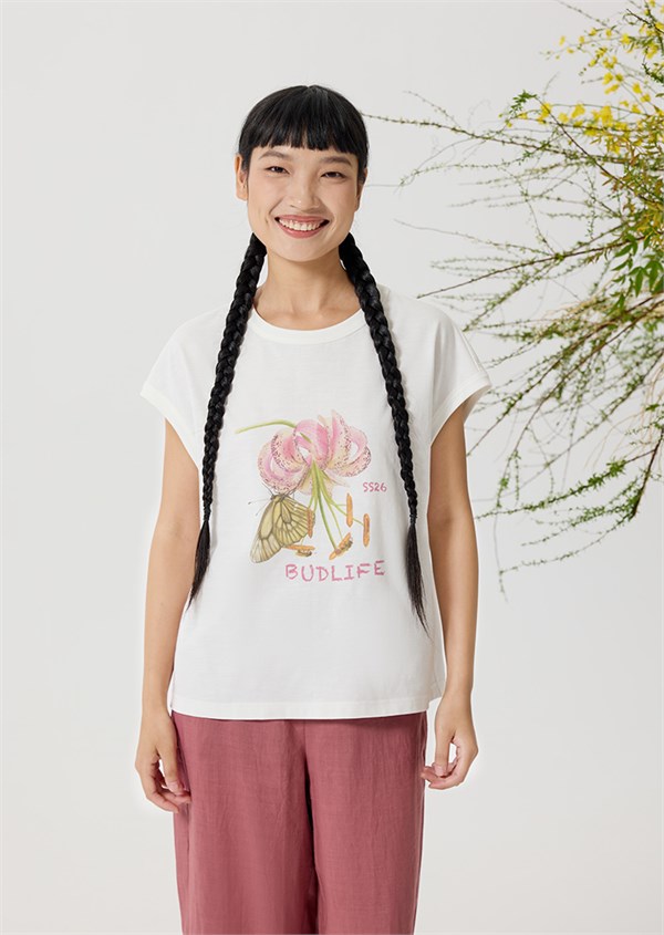 补丁生活，手绘蒲公英 如花在野，衣染自然