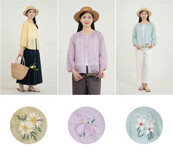 补丁生活，手绘蒲公英 如花在野，衣染自然