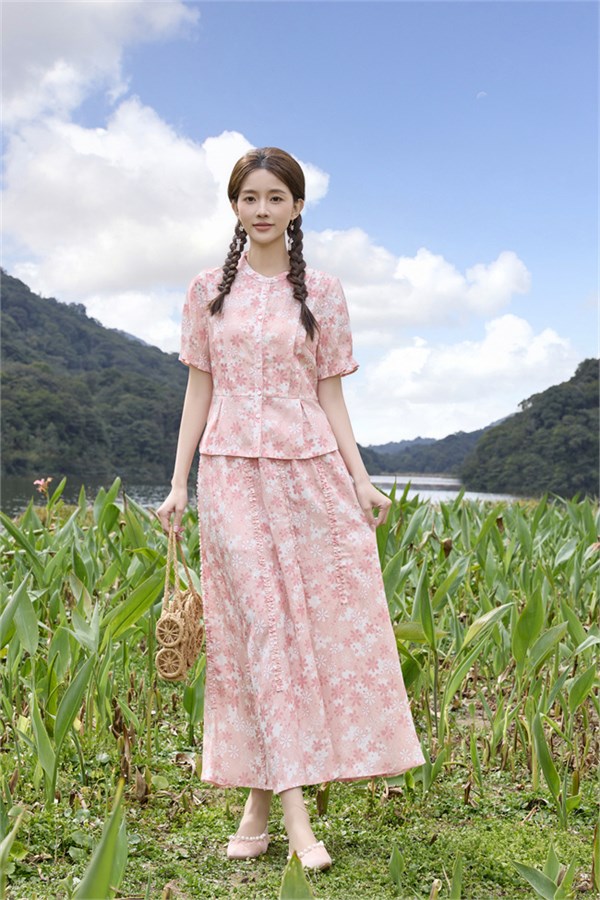 曼茜纱新中式苎麻夏装|温柔江南少女感拉满