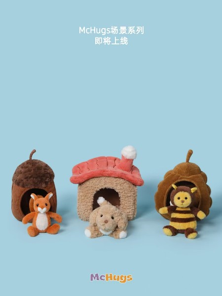 McHugs毛绒挂饰和玩偶