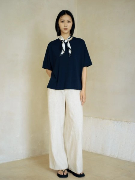奕色(LESERBIE)女装时尚舒适休闲慵懒风连衣裙2025新款