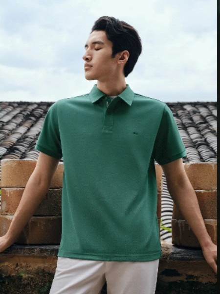 利郎(L2)男装品牌纯棉休闲POLO衫2025夏季新款