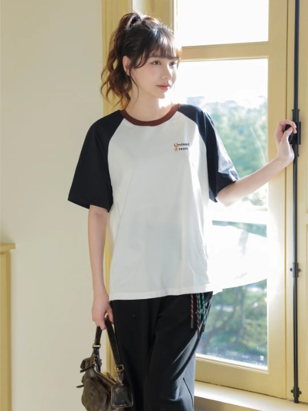 那汀女装时尚休闲宽松舒适潮流短袖2025夏季新款