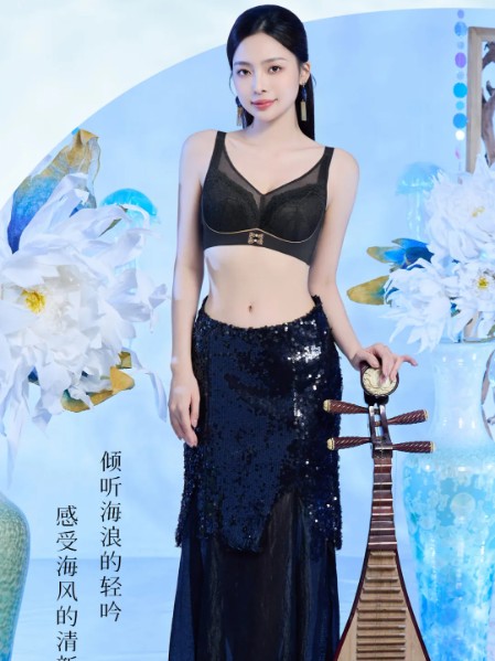 依曼丽内衣超薄聚拢网纱蕾丝透气内衣2025夏季新款