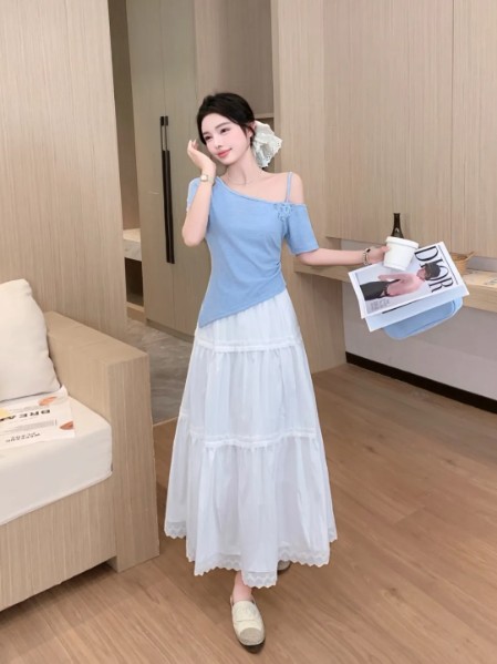 樱之花(insvar)女装高级时尚淑女气质显瘦短袖2025夏季新款