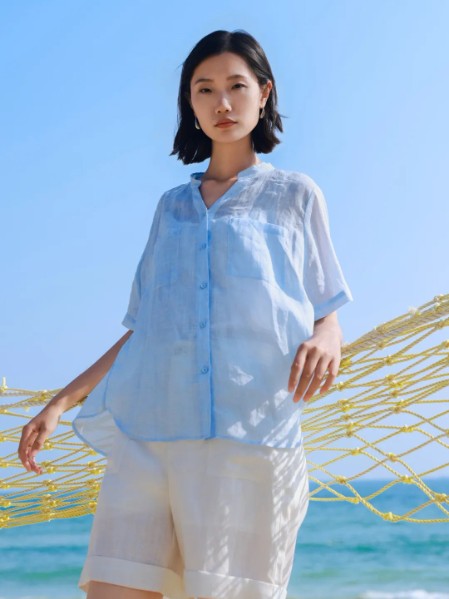堓上(ISHONTTE)女装温柔清新简约时尚女装2025夏季新款