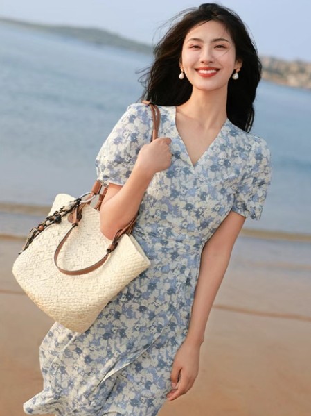 伊芙丽eifini女装休闲优雅气质女装2025夏装新款