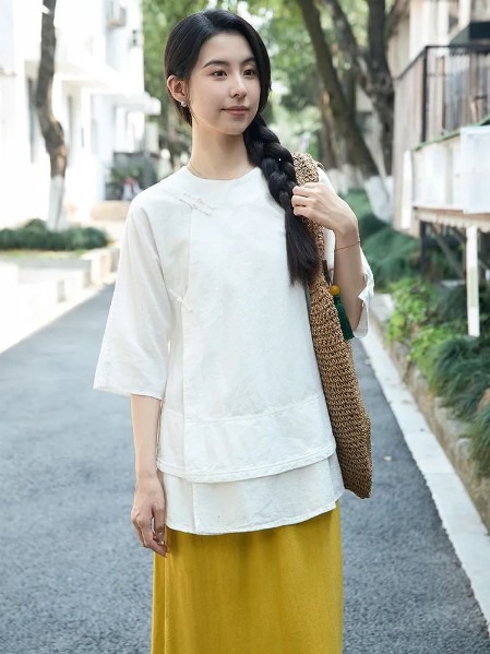 照本堂(zhaobentang)棉麻宽松舒适透气女装2025新款