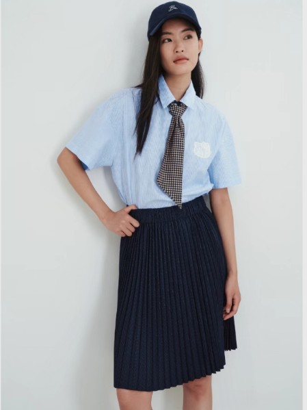 H+3女装学院风套装2025新款
