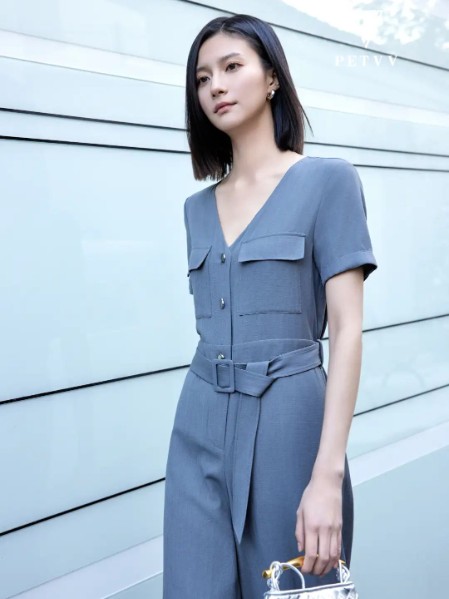 PETvv女装气质通勤OL套装女2025夏季新款