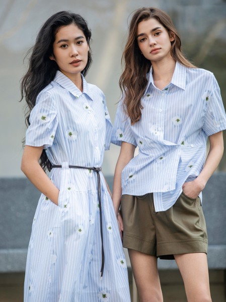 苏昔(SOULCELL苏昔)女装休闲时尚透气短袖2025夏季新款