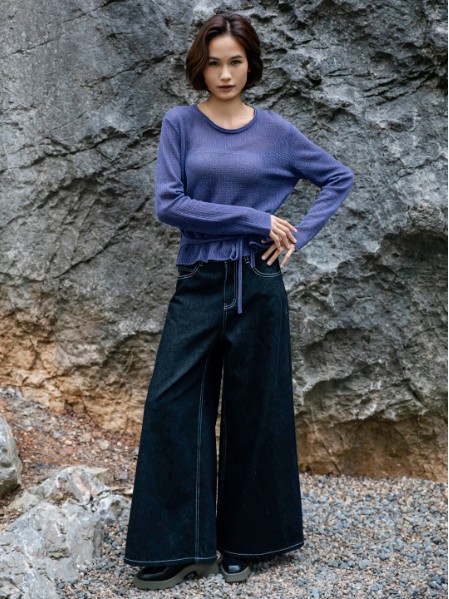 苏昔(SOULCELL)女装针织气质长袖2025秋季新款