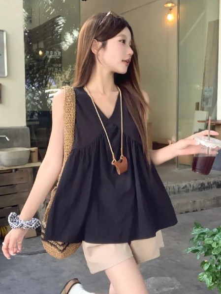 西遇-WESTLINK轻盈甜美淑女短袖2025夏季新款