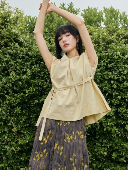 森林鸟女装森系简约自在女装2025夏季新款