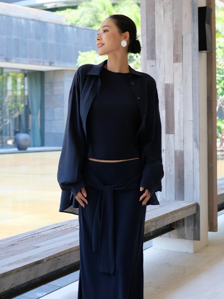 欧时力(ochirly)女装气质简约通勤短袖2025夏季新款