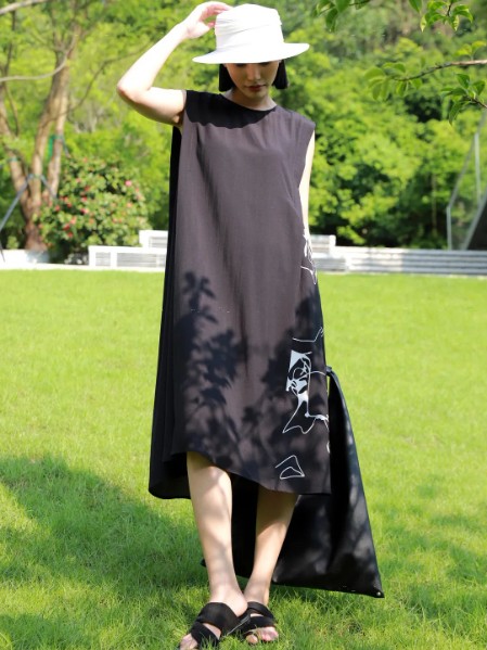 墨曲(MOQU)女装文艺简约舒适女装2025夏季新款