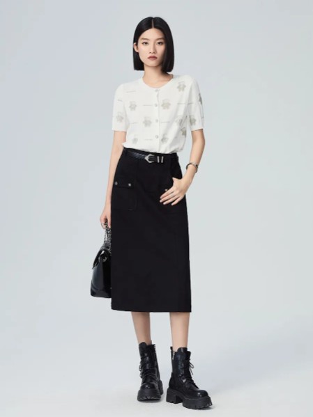 普普风(FGFEEL)女装文艺气质OL通勤短袖2025夏季新款