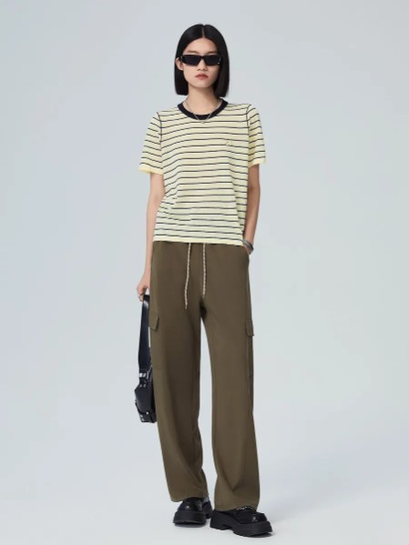普普风(FGFEEL)女装文艺气质OL通勤短袖2025夏季新款
