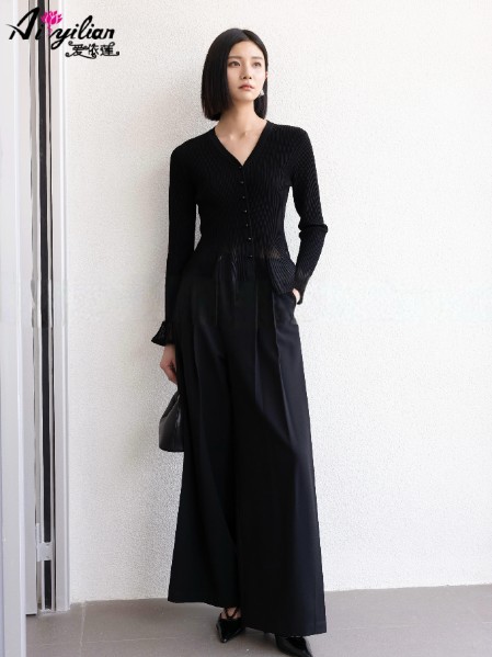 爱依莲女装职业通勤气质2025秋季新款