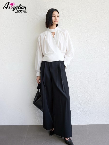 爱依莲女装职业通勤气质2025秋季新款