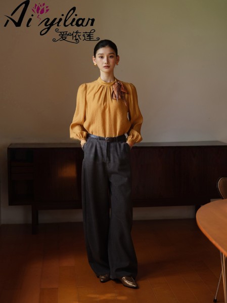 爱依莲女装职业通勤气质2025秋季新款