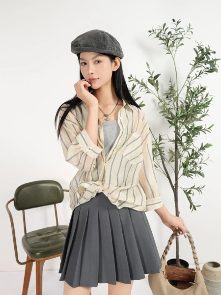 拉谷谷(La go go)女装品牌松弛感通勤风长袖套装2025新品