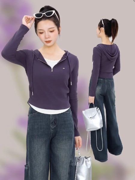 美丽穿女装品牌针织优雅显瘦2025秋季新品