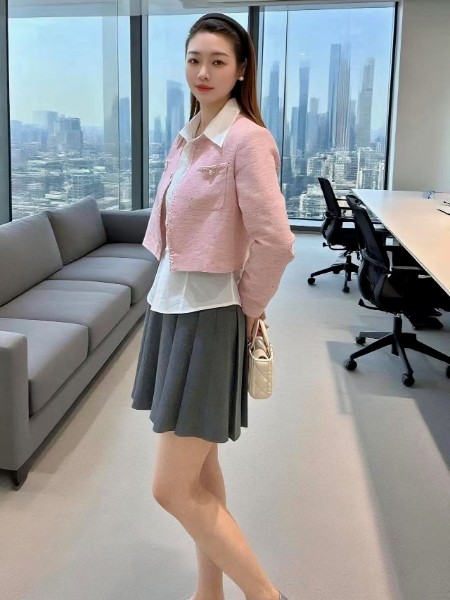 DU迪如女装品牌小香风淑女优雅显瘦连衣裙2025秋季新品