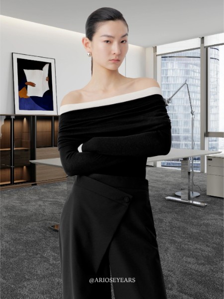 艾诺丝·雅诗(ARIOSEyears)女装品牌气质针织修身2025秋季新品