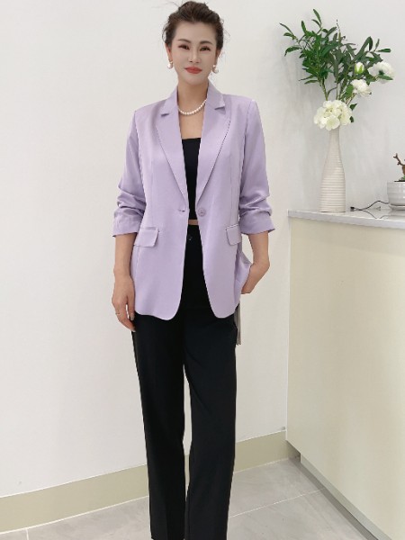 芮色(RUISE)女装品牌高级感西装外套2025秋季新品修身西服