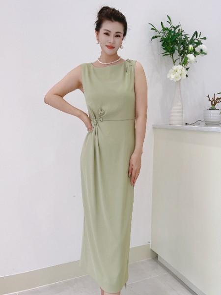 芮色(RUISE)女装品牌法式收腰连衣裙2025新款巨好看漂亮绝美长裙
