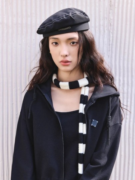 钡禾(R-HE)女装品牌最新产品展示大翻领外套秋冬装