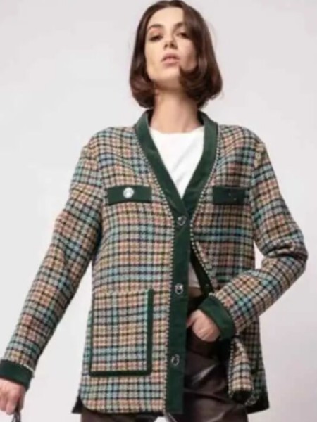 广州衣田服装供应链管理有限公司女装品牌名媛气质高级感短款上衣外套
