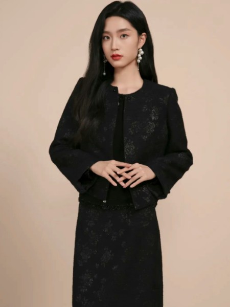 声雨竹女装品牌优雅国风刺绣新中式外套2025秋季新款